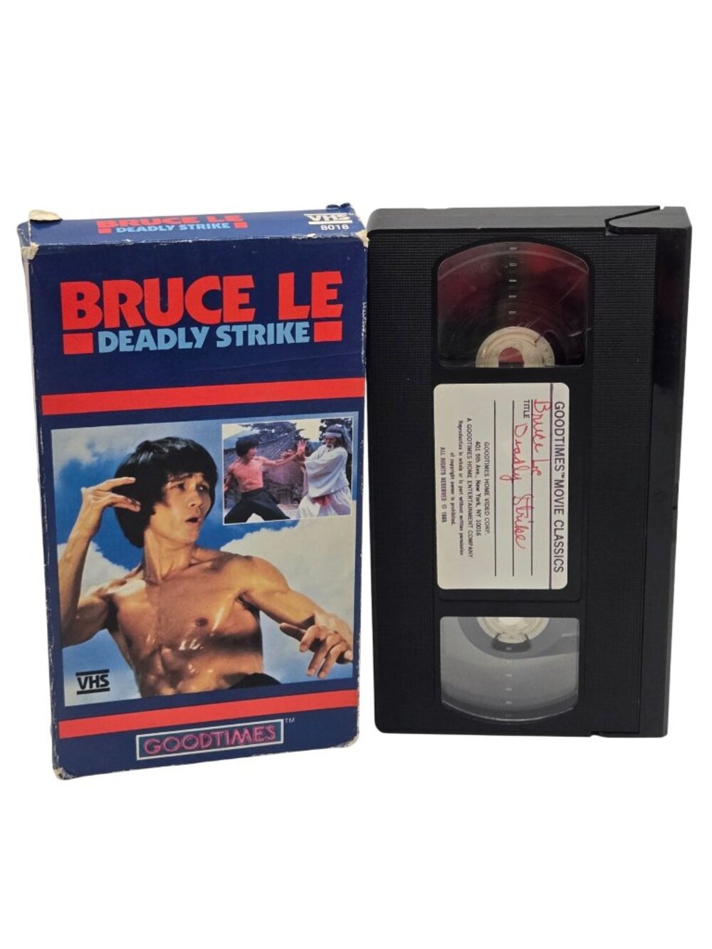 Bruce Le Deadly Strike VHS 1986 Martial Arts Movie  Video Bruceploitation